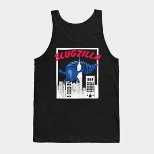 Blue Slugzilla 3D Printed Sensory Slug Rampages New York! Tank Top